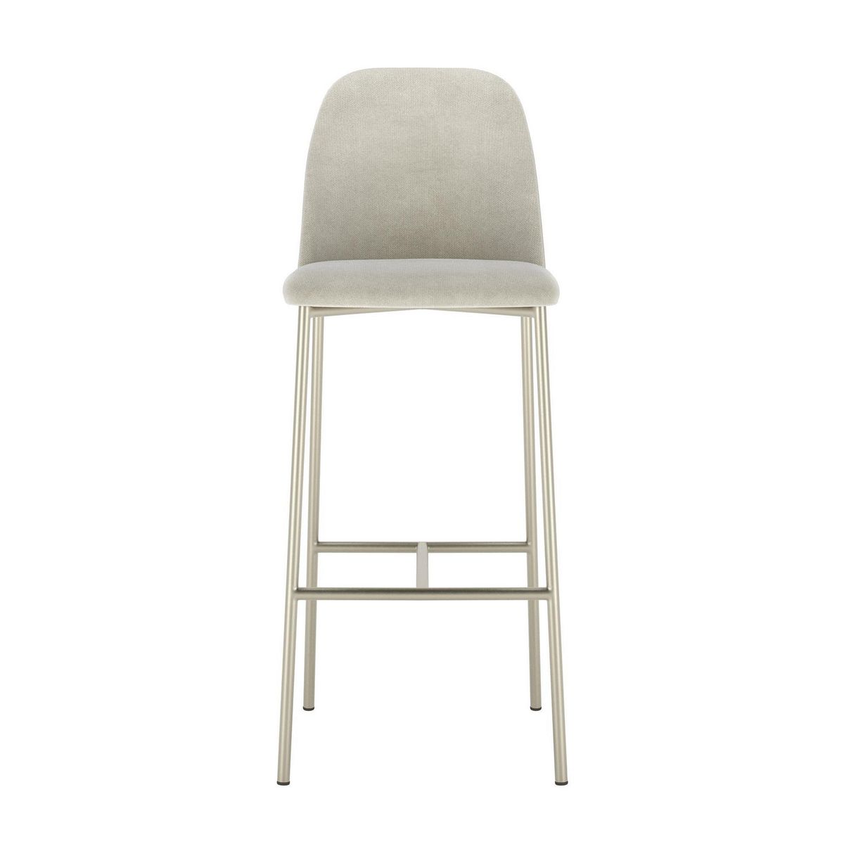 DECOCASA - Banqueta Lucille soft palha