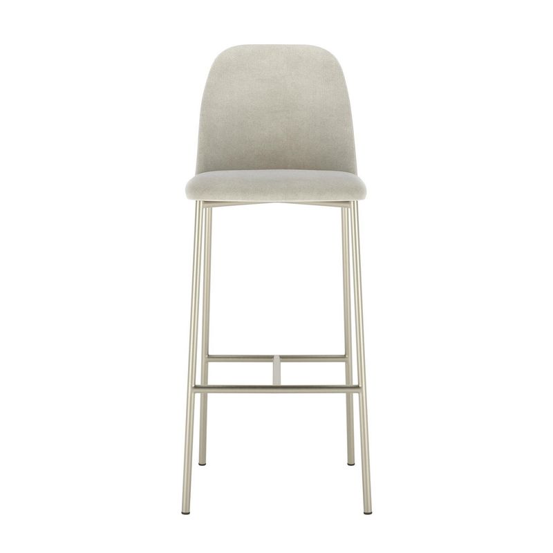 DECOCASA - Banqueta Lucille soft palha