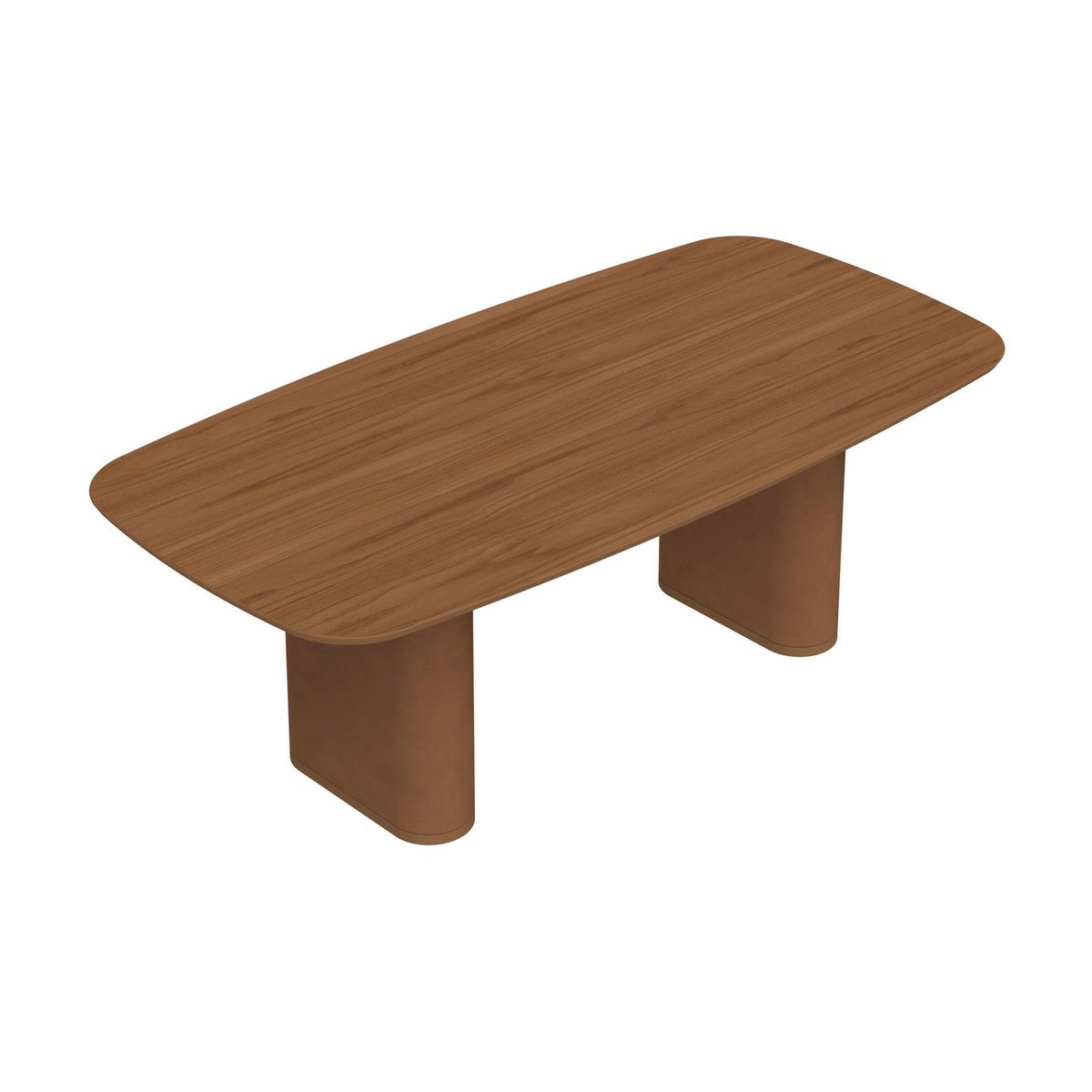 DECOCASA - Juego de Comedor Lintz 8 Sillas Mesa Rectangular 110x75x218 cm Canela