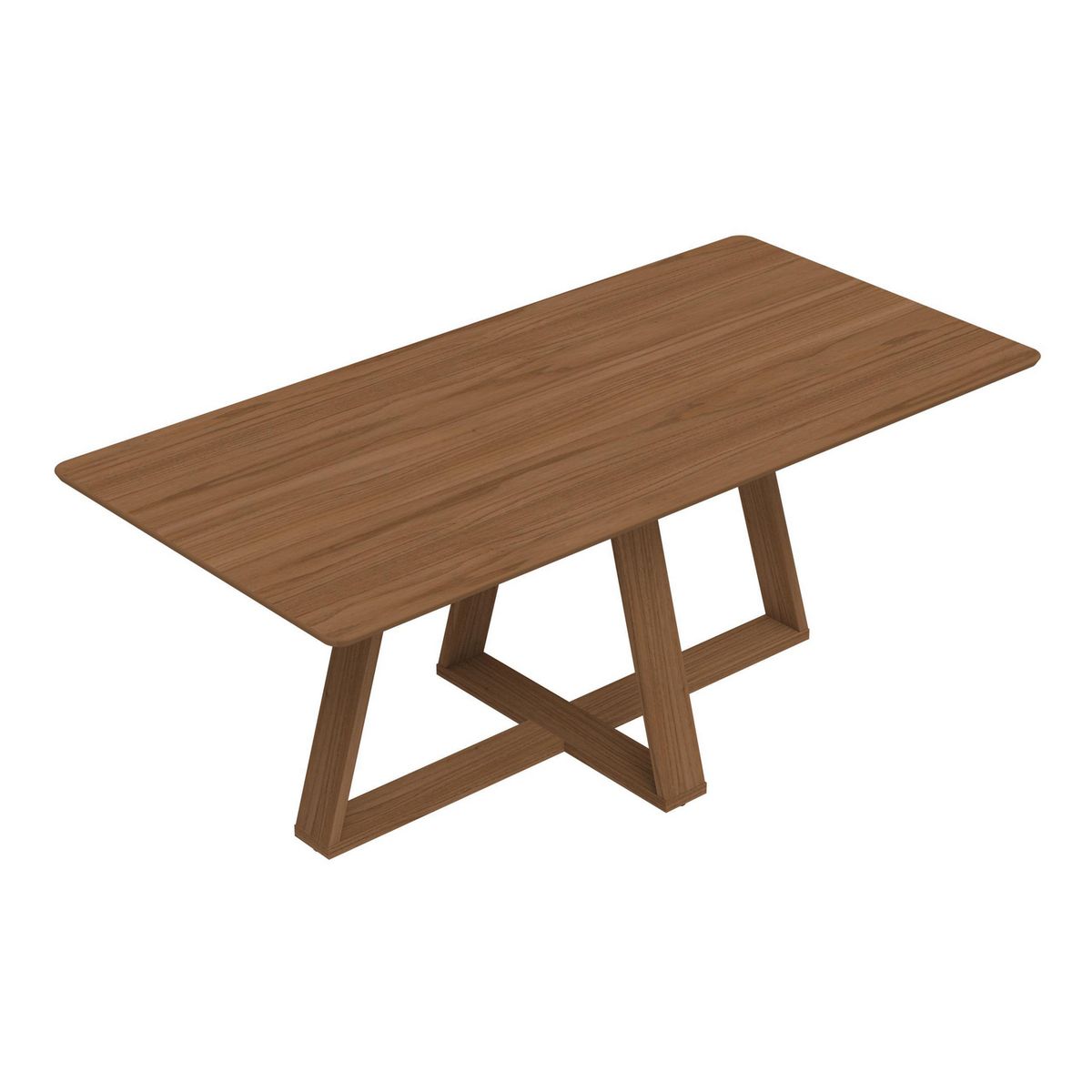 DECOCASA - Juego de Comedor Avena 4 Sillas Mesa Rectangular 100x74,7x135 cm Natural