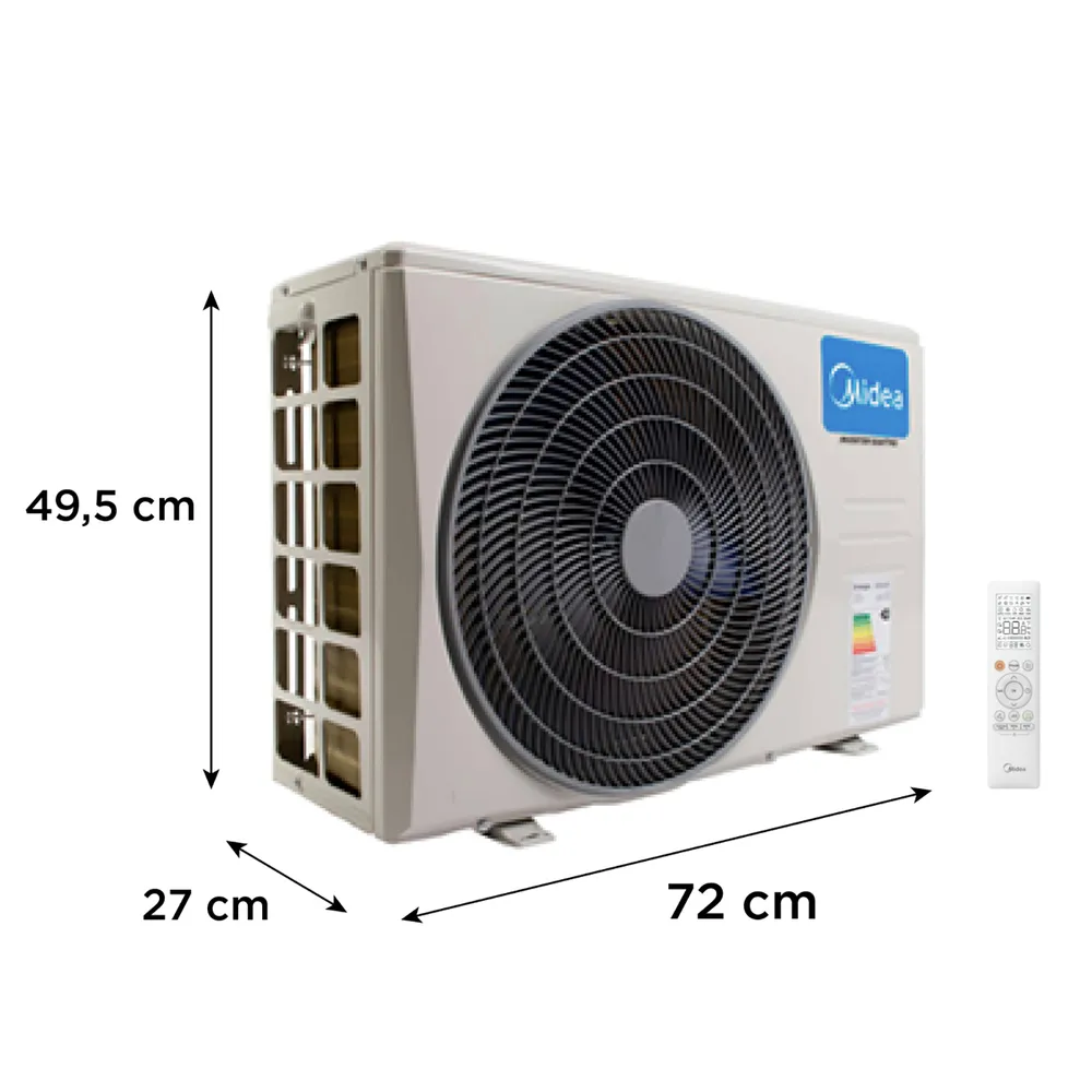 Midea Breezeless 12K 12000 BTU Frío/Calor Inverter Blanco, foto 11