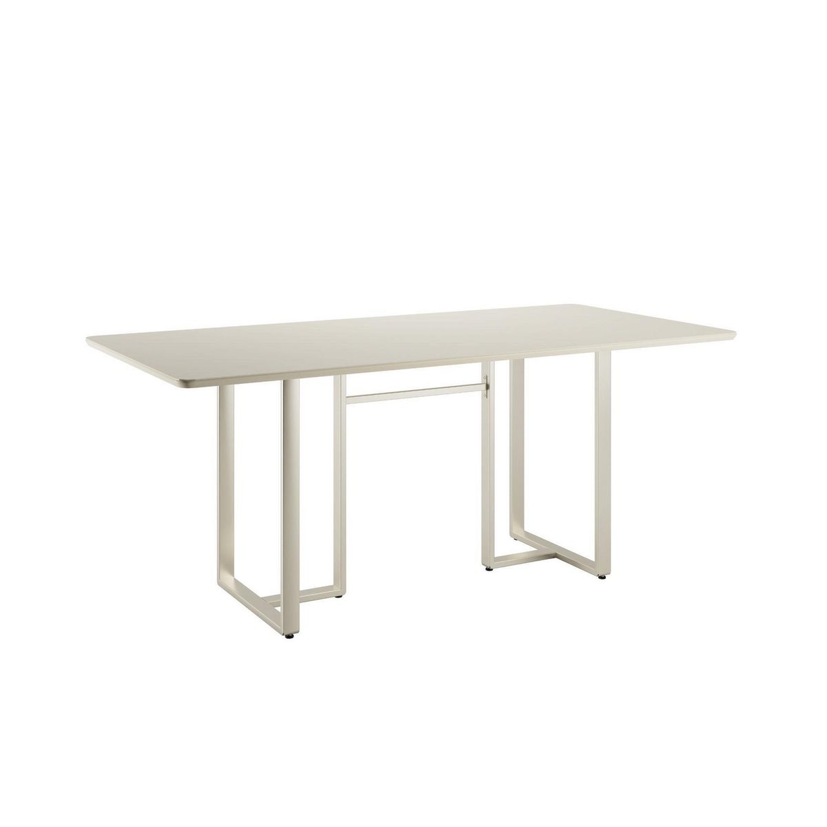 DECOCASA - Juego de Comedor Arcadia 6 Sillas Mesa Rectangular 90x80x184 cm Blanco