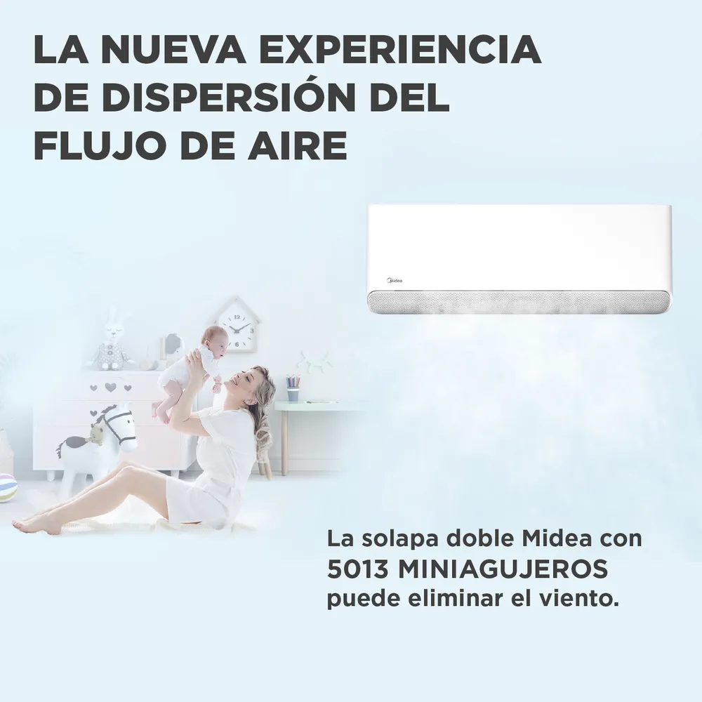 Midea Breezeless 18K 18000 BTU Frío/Calor Inverter Blanco, foto 9