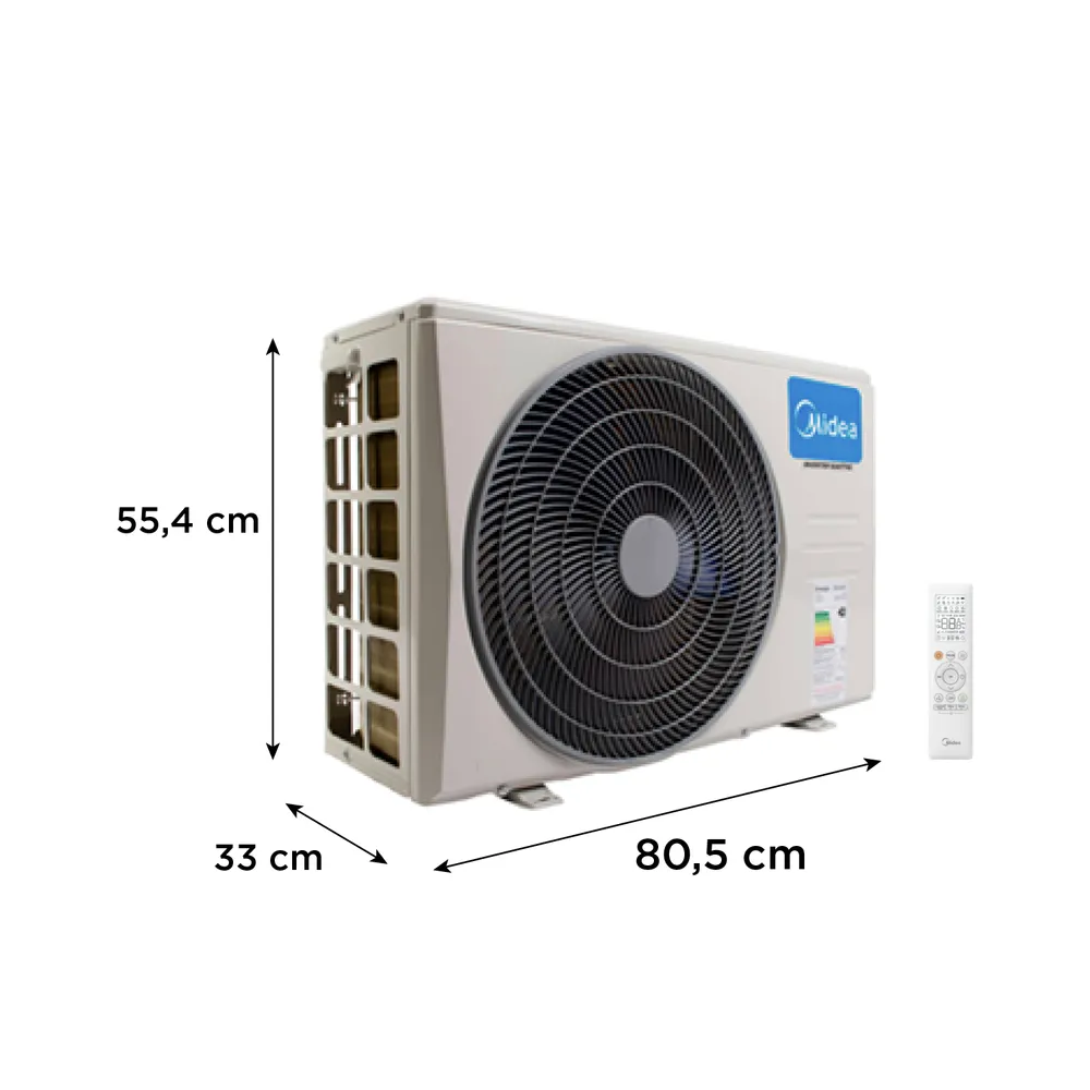 Midea Breezeless 18K 18000 BTU Frío/Calor Inverter Blanco, foto 13