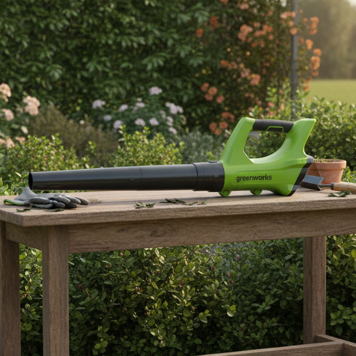 GREENWORKS - Soplador Inalámbrico 24 V/KIT