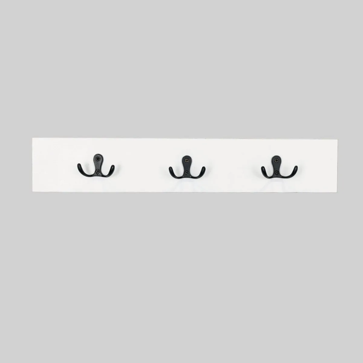 TUHOME - Perchero Sócrates 3 ganchos MDP Blanco