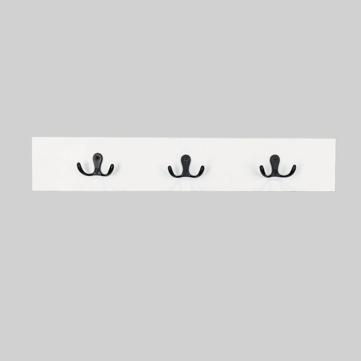 TUHOME - Perchero Sócrates 3 ganchos MDP Blanco