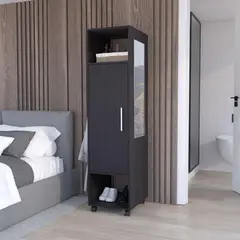 TUHOME - Clóset Custer 1 Puerta(s) 2 Repisa(s) 40xx48 cm Wengué