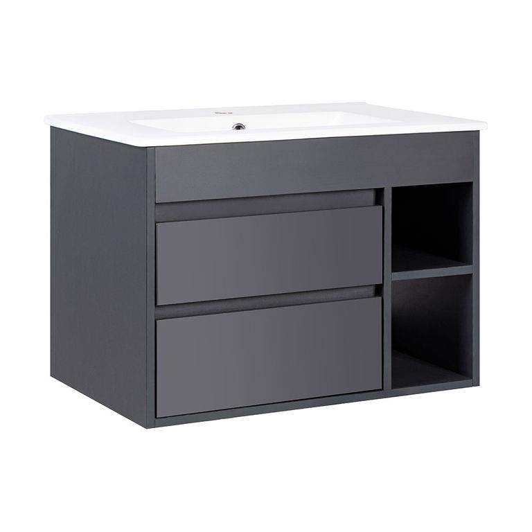 Mueble de Baño París Dark Grey 61x50x45 cm