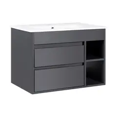 STRETTO - Mueble de Baño París Dark Grey 61x50x45 cm