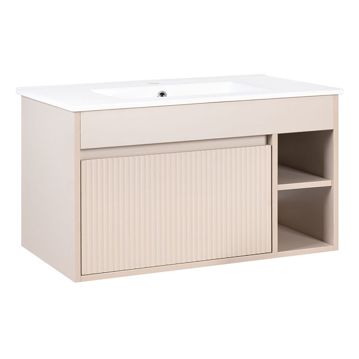 STRETTO - Kit Mueble de Baño Marsella Greige 61x45x46.5 cm