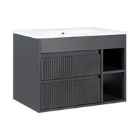 Kit Mueble de Baño París Dark Grey 61x50x46.5 cm