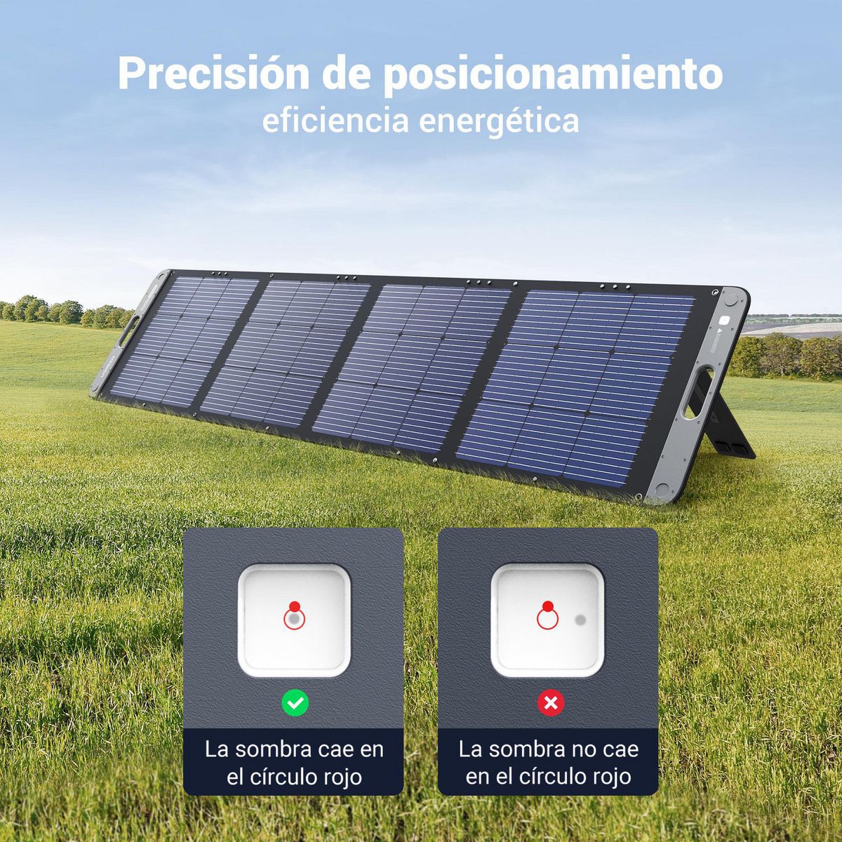 Panel solar plegable portátil 200 W conexión XT60, marca UGREEN - Foto 2