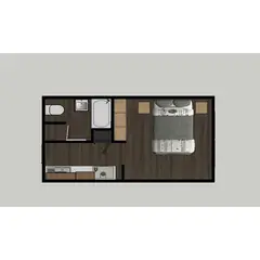 undefined - Casa Pequeña de 18 m2 1 Dormitorio 1 Baño
