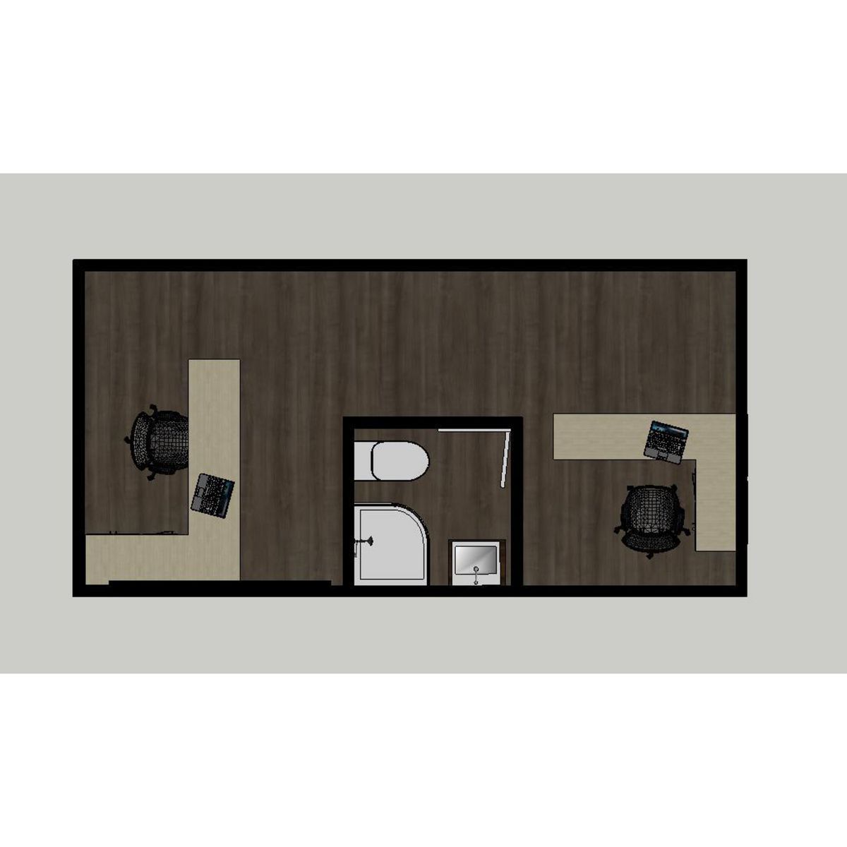 GENERICO - Oficina 18 m2 con baño