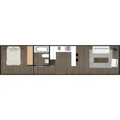 undefined - Casa Pequeña de 36 m2 1 Dormitorio 1 Baño