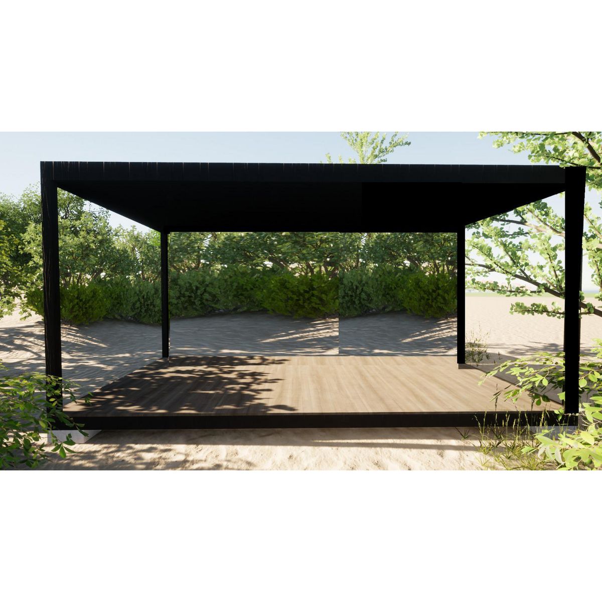 GENERICO - Terraza Cubierta para Casas Ecomodulares