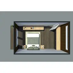 undefined - Dormitorio/dormitorio para casas ecomodulares