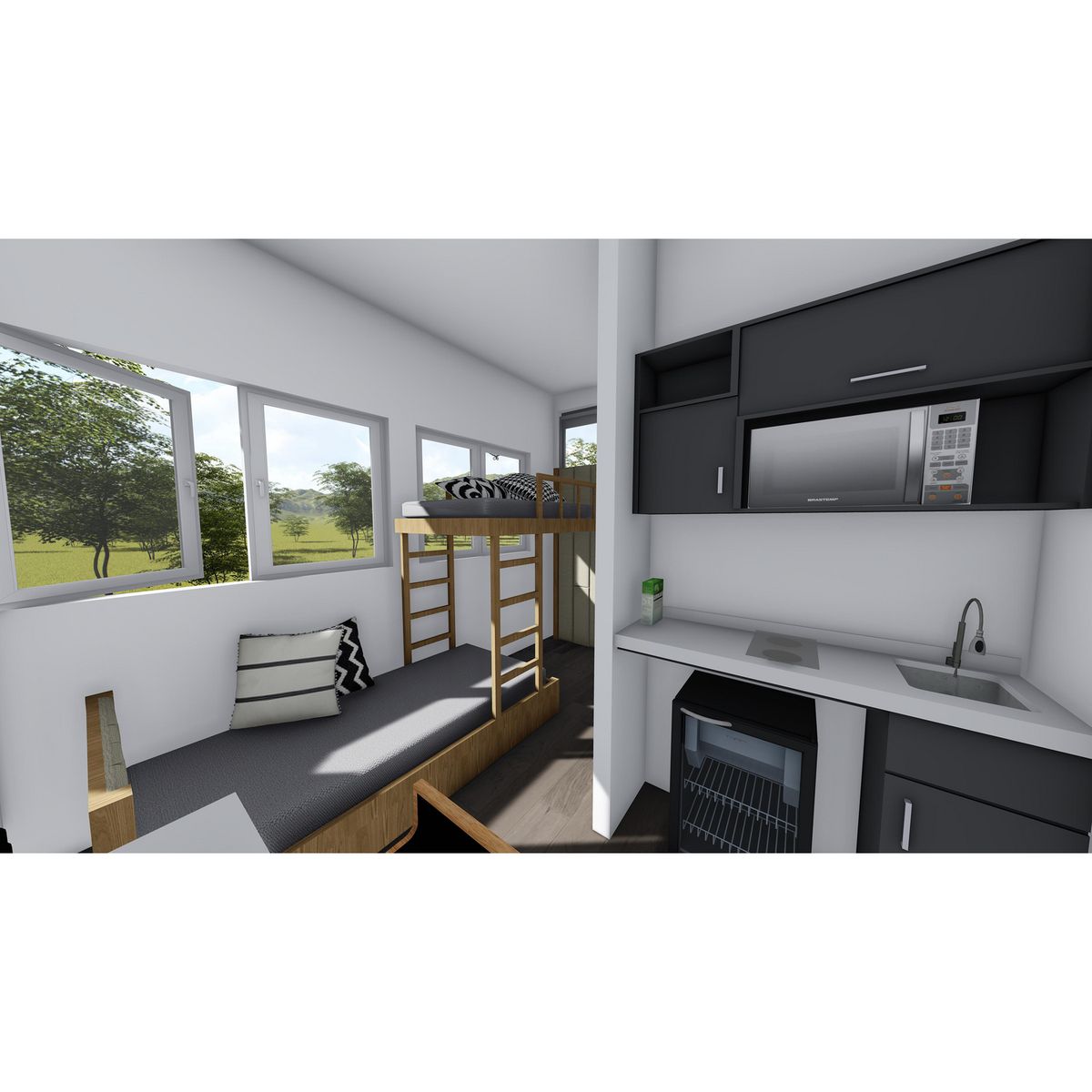 GENERICO - Casa Pequeña de 18 m2 2 Dormitorios 1 Baño