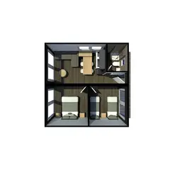 undefined - Casa 2 Cápsulas (2 Dormitorios1 Baño)
