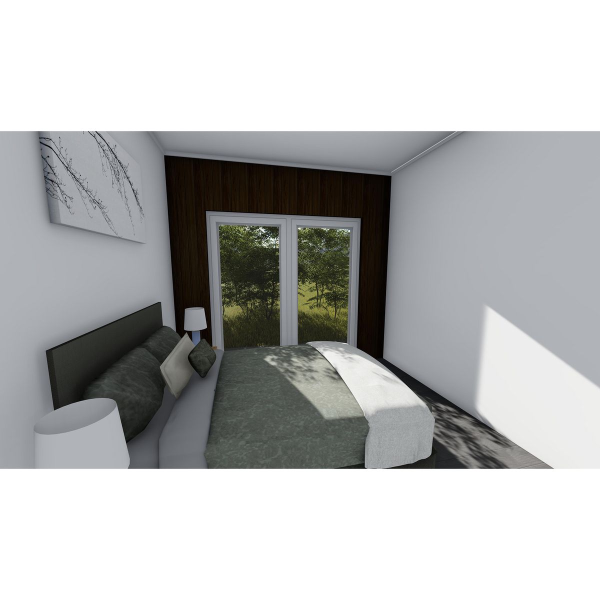 GENERICO - Dormitorio baño para casas ecomodulares