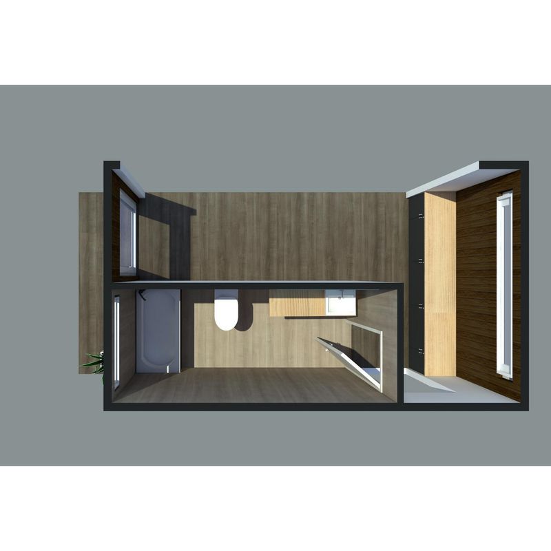  - Baño/Estar/Ampliación Dormitorio para Casas Ecomodulares