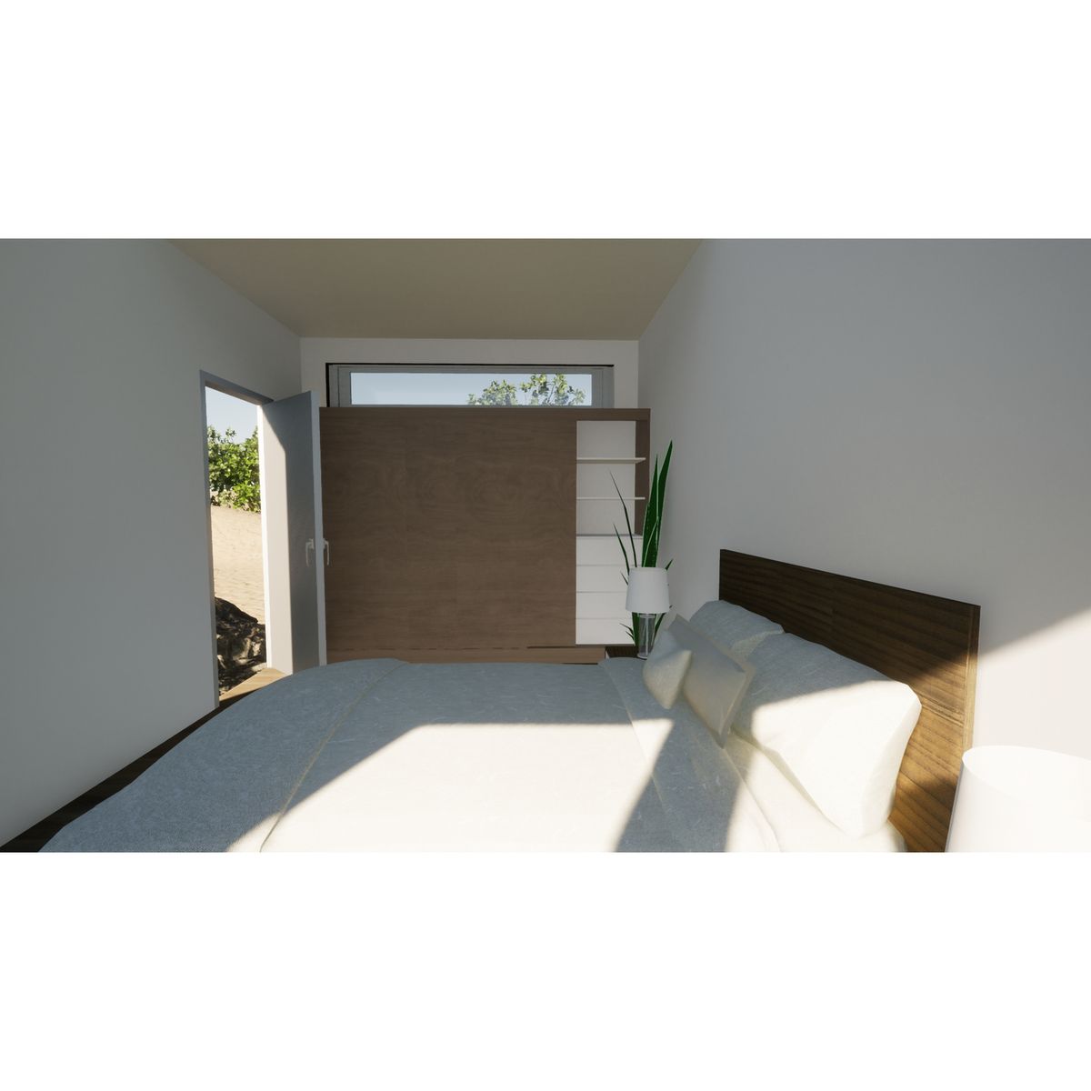 GENERICO - Dormitorio principal para casas ecomodulares