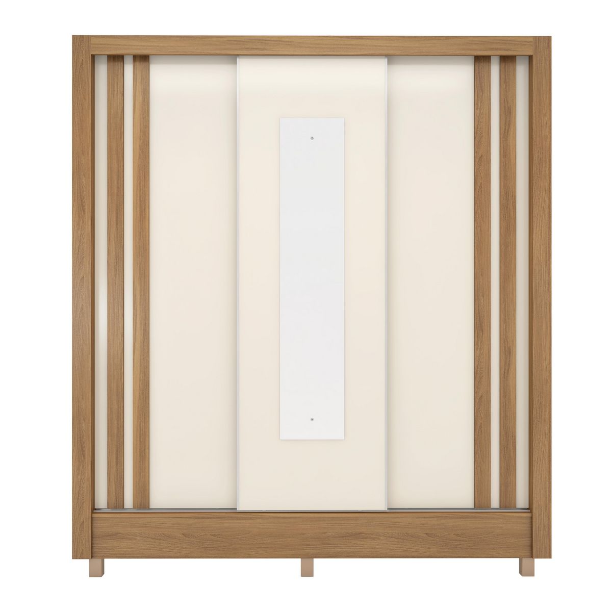 DI PORETTI - Clóset Ravel 3 Puerta(s) 2 Cajón(es) 3 Repisa(s) 178x201x47 cm Café