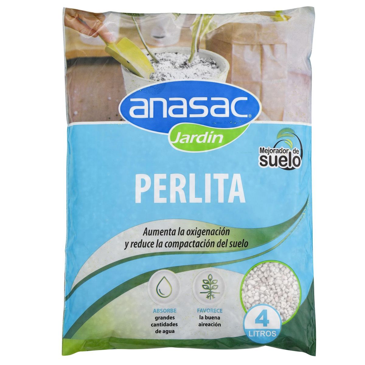 ANASAC - Perlita mejorador de suelo 4 litros