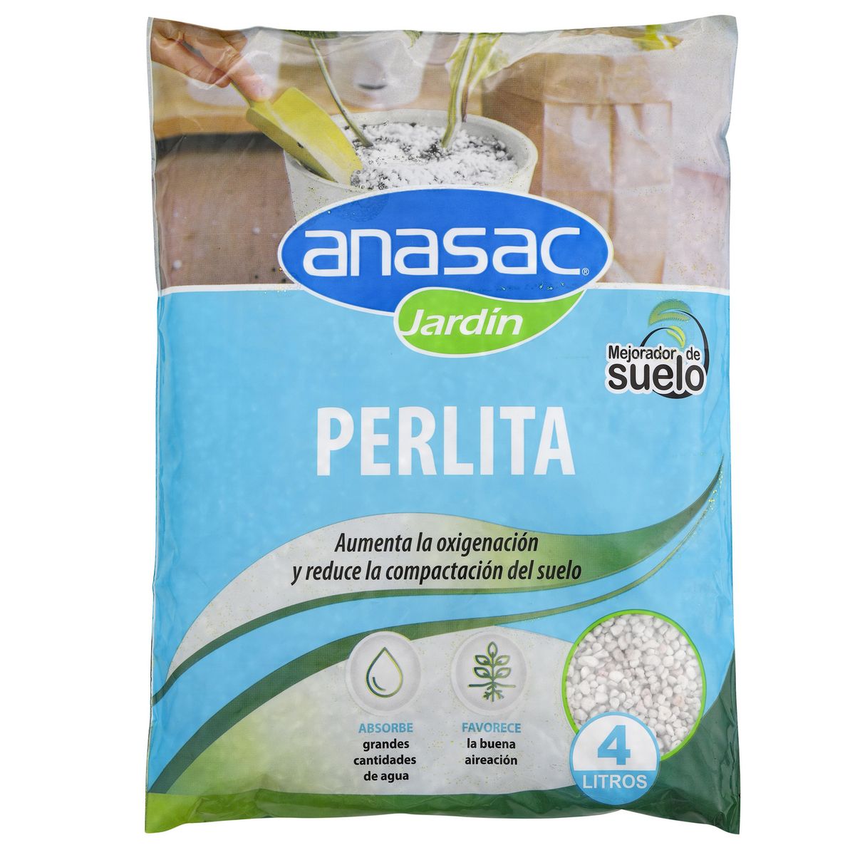 ANASAC - Perlita mejorador de suelo 4 litros
