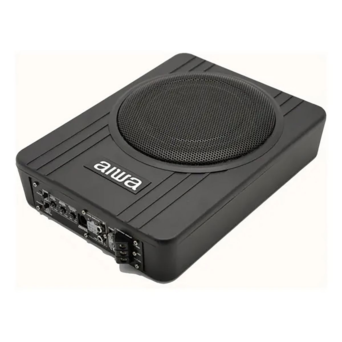 AIWA - Subwoofer Plano Aiwa 600w para Auto Negro 32x39x12 cm