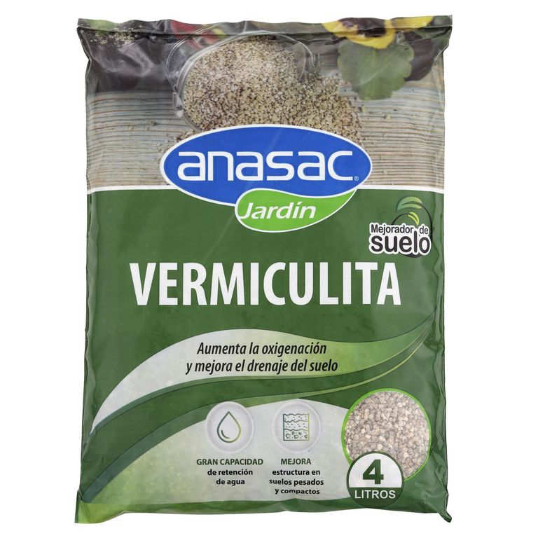 Vermiculita mejorador de suelo 4 litros