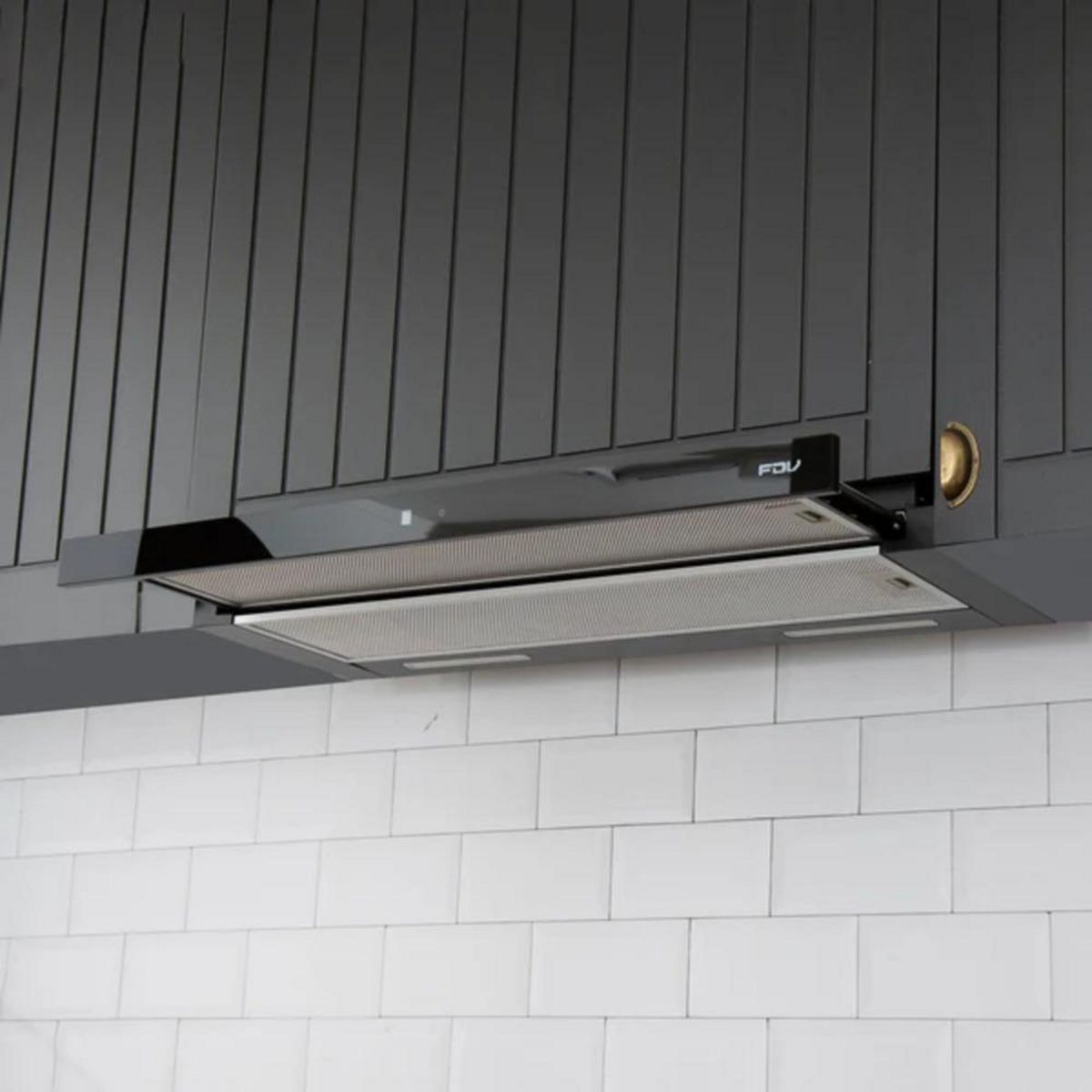 FDV - Campana Retráctil 90 cm Negro 14034