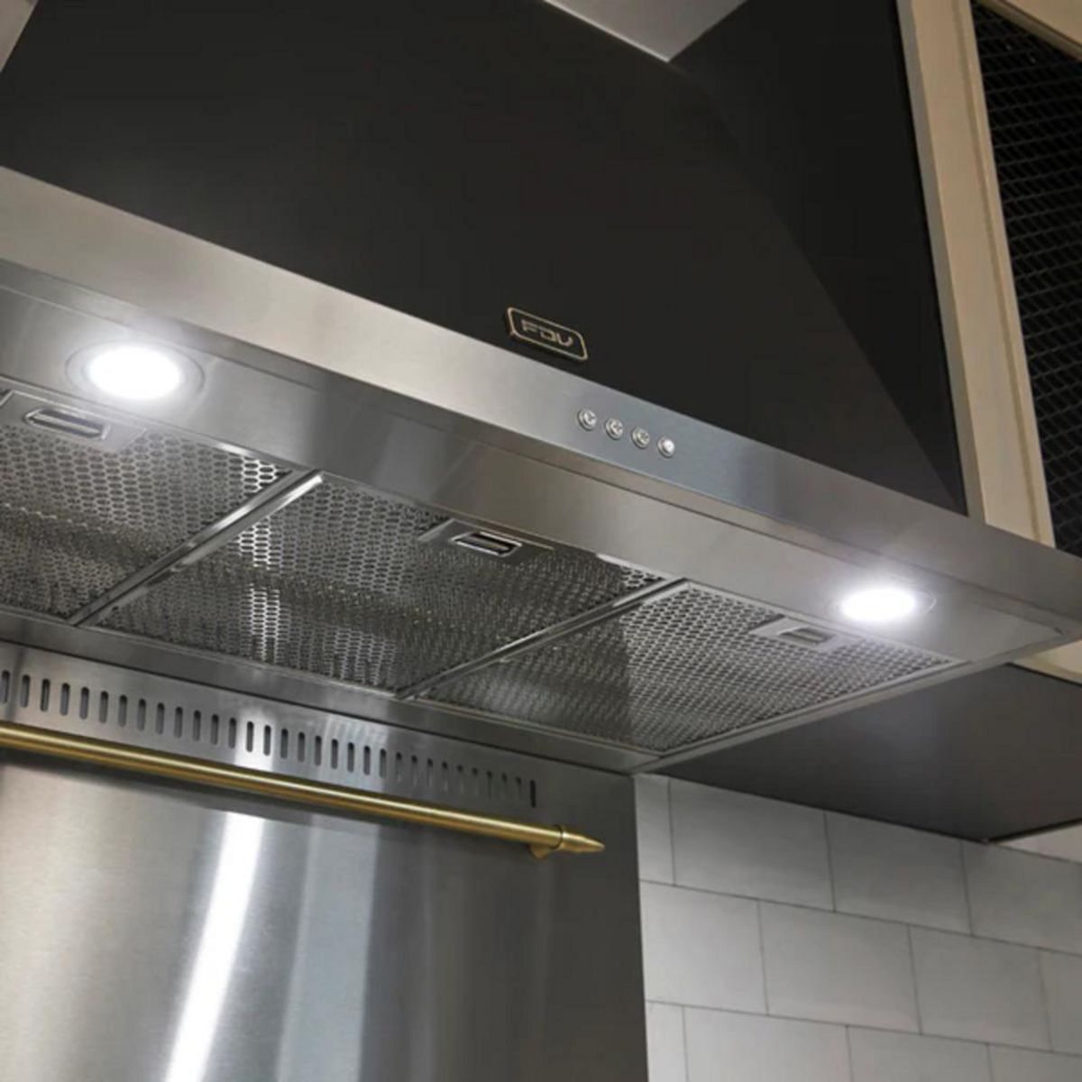 FDV - Campana Decorativa 90 cm Negro 14965