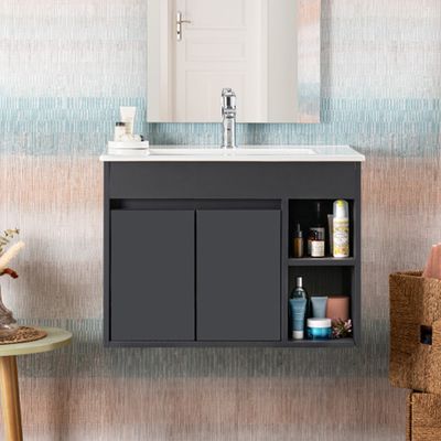 Imagen 2 del producto Kit Mueble Lille 70 Dark Grey 71x50x46.5 cm