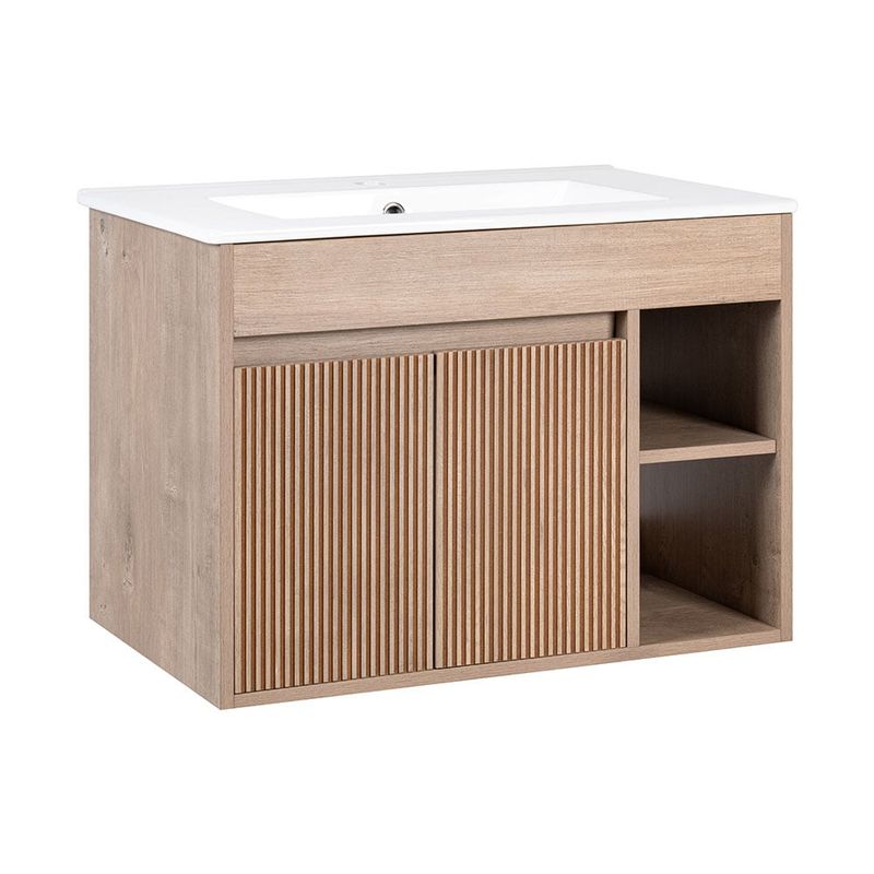 STRETTO - Kit Mueble Lille Texturado Lenga 71x50x46.5 cm
