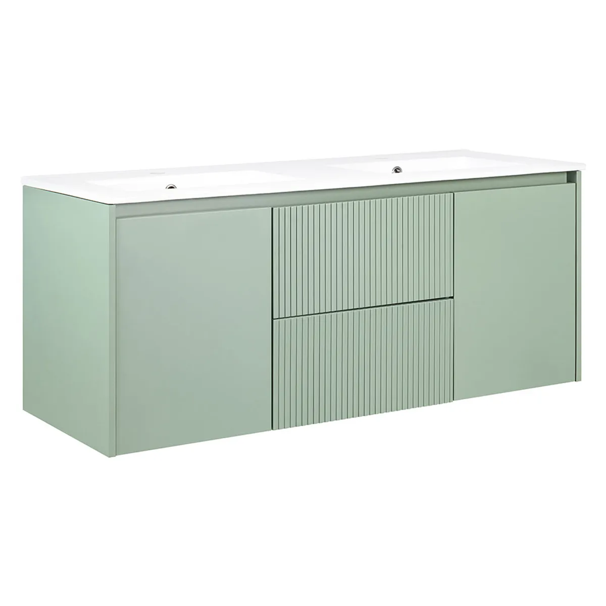 STRETTO - Kit Mueble Sophie Texturado Sage green 121x50x46.5 cm