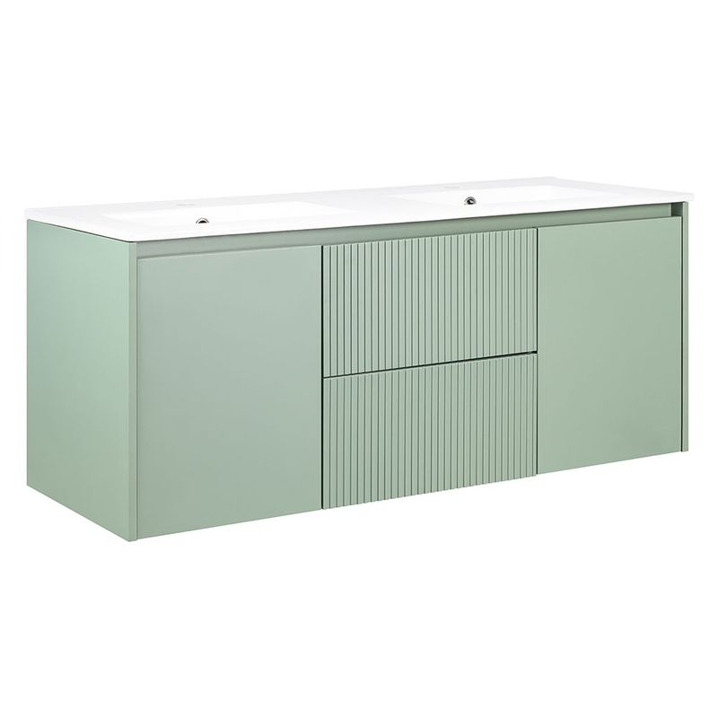 STRETTO - Kit Mueble Sophie Texturado Sage green 121x50x46.5 cm