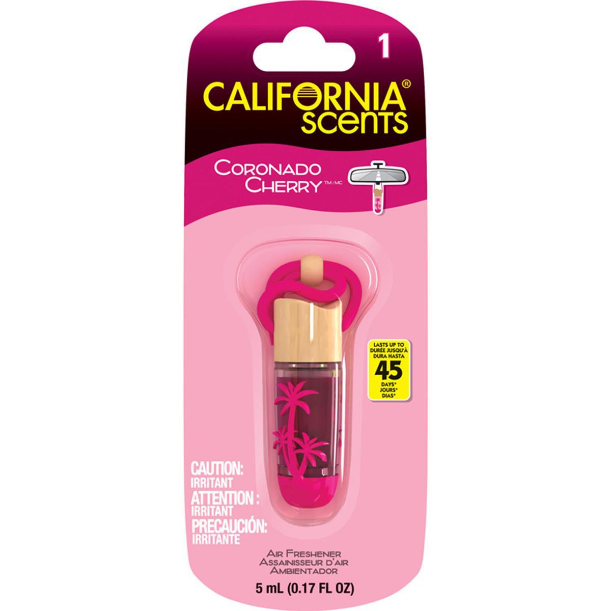 CALIFORNIA SCENTS - Ambientador Colgante California Scents Cherry 5 ml para Auto
