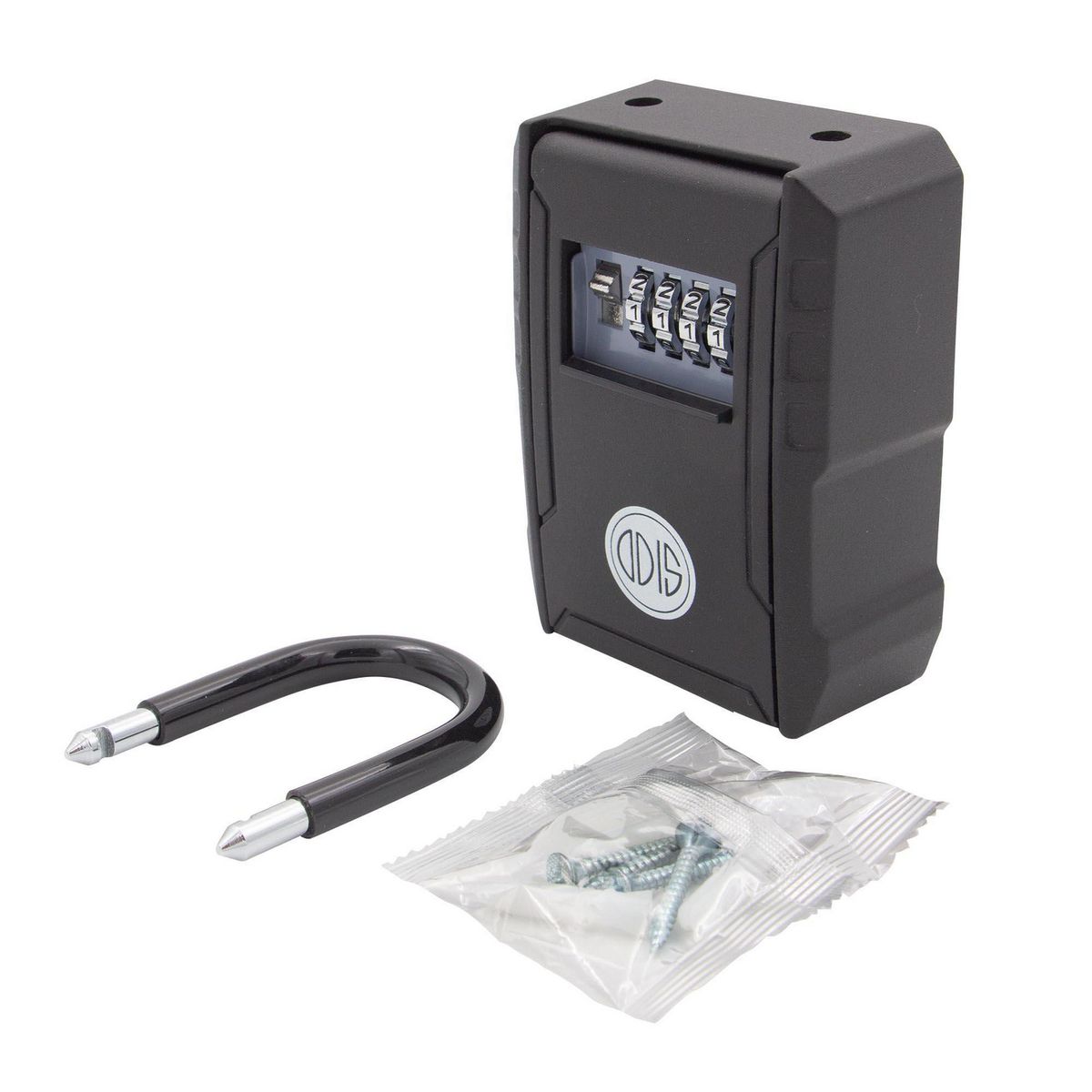 ODIS - Caja Guarda Llaves L con Gancho Combinación Manual 100 cm3