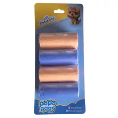 PETIZOOS - Bolsa para desechos mascotas 60 uni