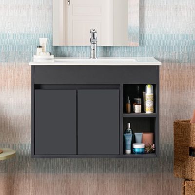 Imagen 2 del producto Kit Mueble Lille Dark Grey 61x50x46.5 cm