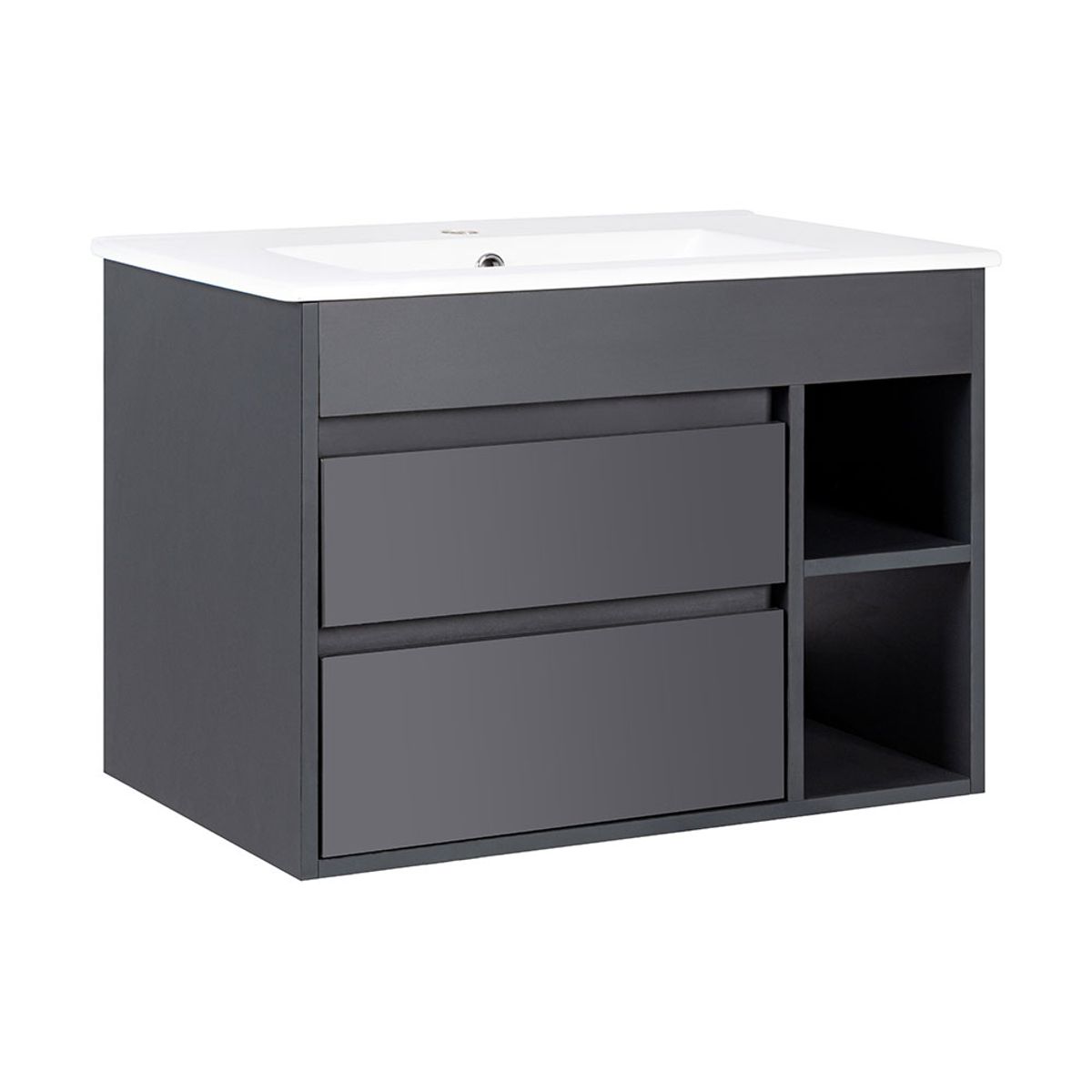 STRETTO - Mueble de Baño Paris Dark Grey 71x50x46.5 cm