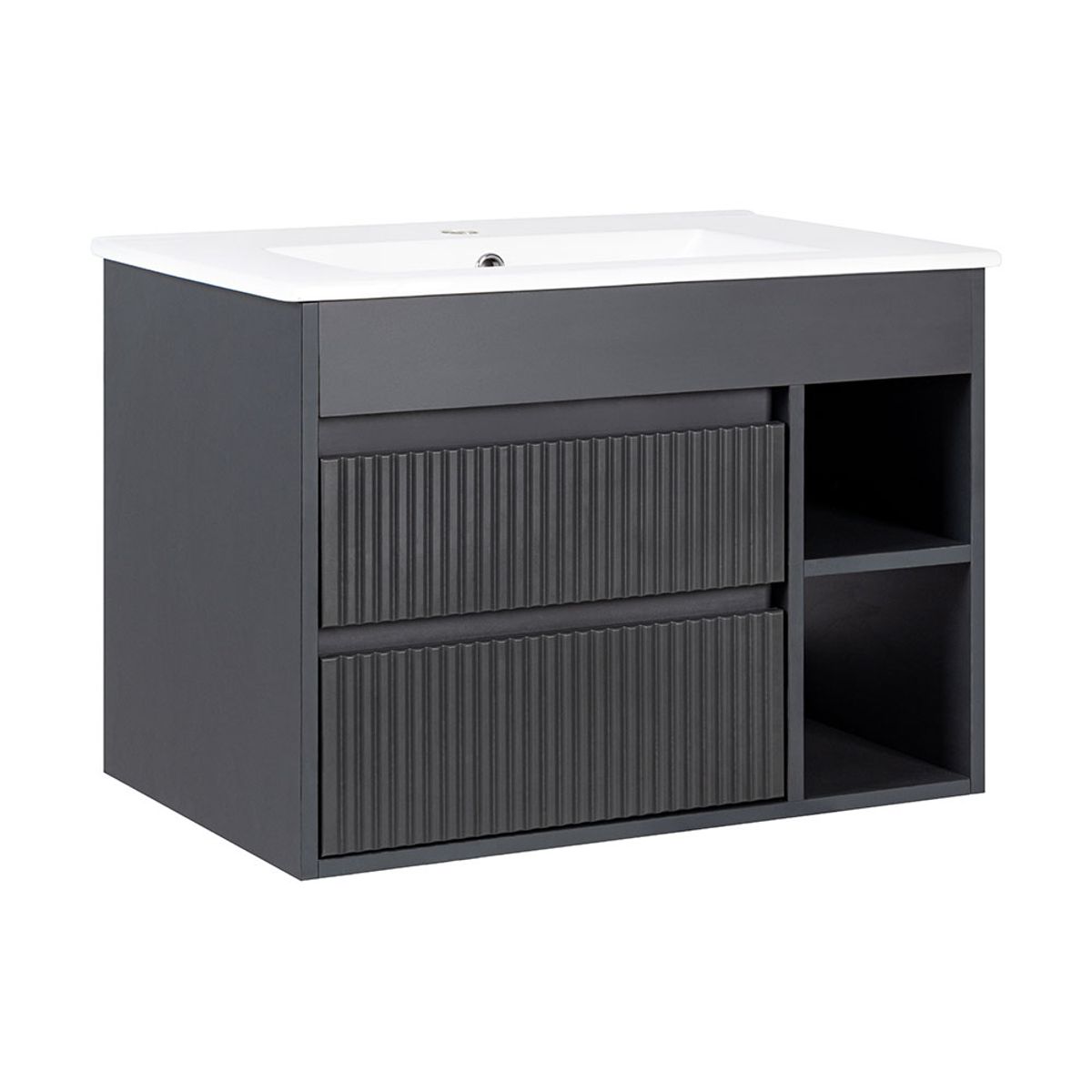 STRETTO - Kit Mueble París Dark Grey 71x50x46.5 cm