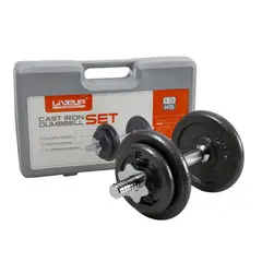 LIVEUP - Maleta set mancuernas acero10k