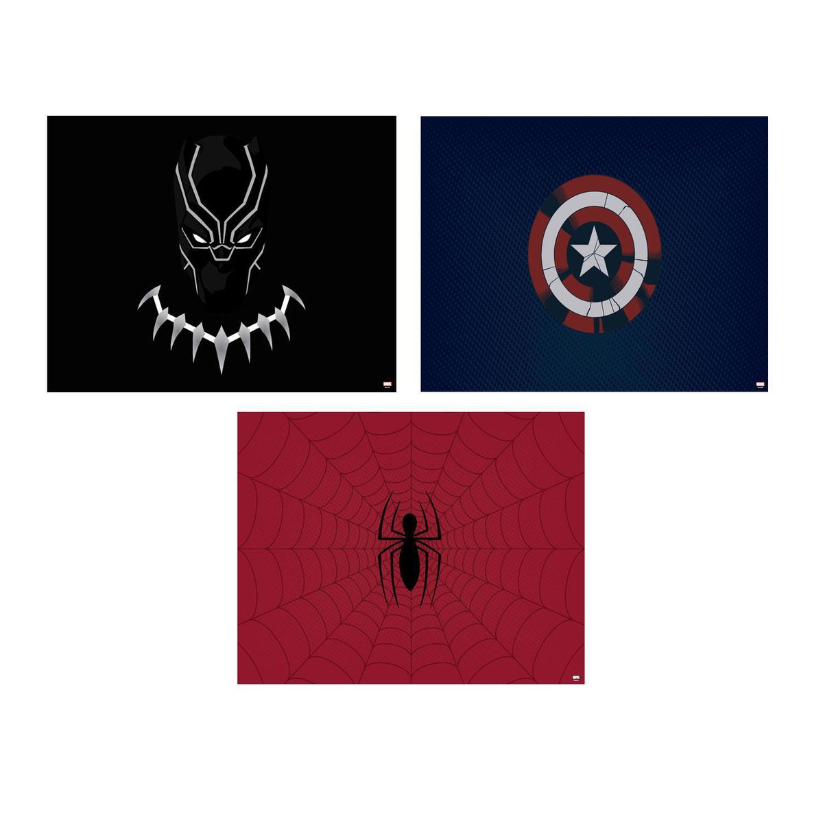 DISNEY - Individual Rectangular 28x42 cm Marvel Colores Surtidos