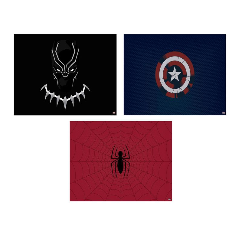 DISNEY - Individual Rectangular 28x42 cm Marvel Diseños