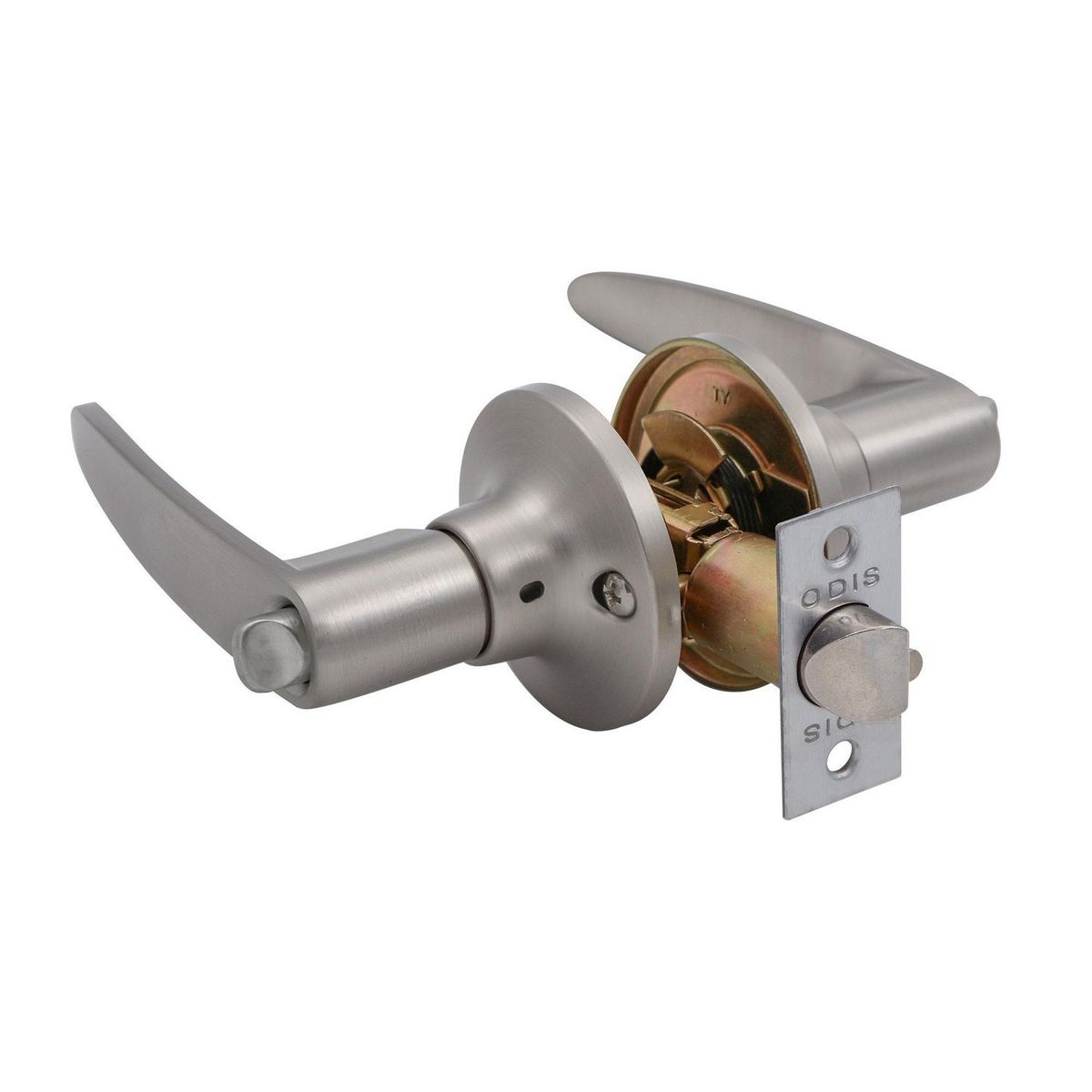 ODIS - Cerradura Cerradura de dormitorio Tubular Plata 