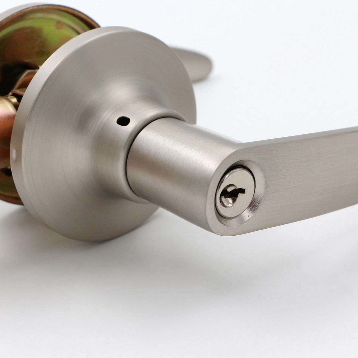 ODIS - Cerradura Cerradura de dormitorio Tubular Plata 