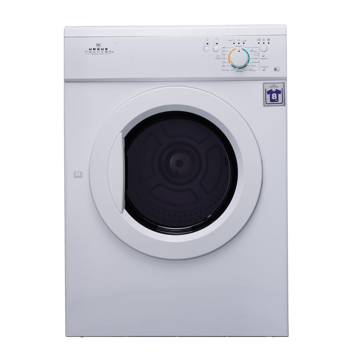 URSUS TROTTER - Secadora de Ropa 8 kg Carga Frontal con Evacuación Blanco UT VENT G8K-15P
